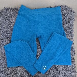 Bombshell Sportswear Blue Scrunch Leggings (Matching Bra Avail But Not Included)